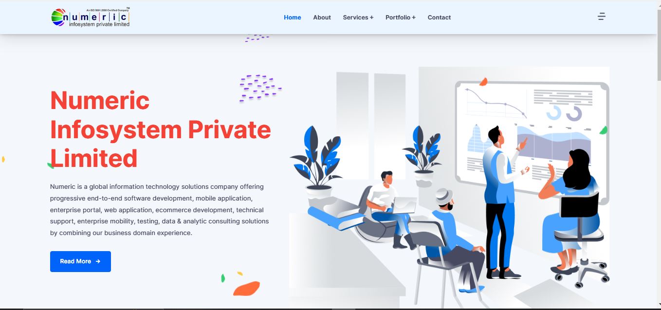 landing page